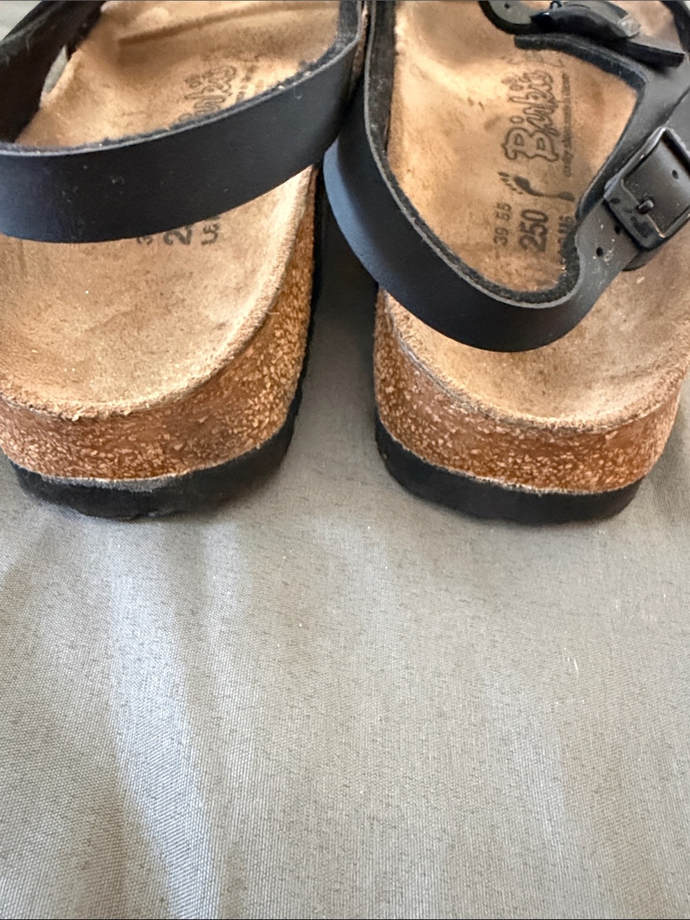 Birkenstock Black Double Buckle Sandals - Picture 4 of 6